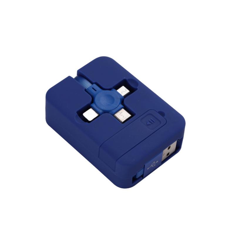 Gluschwein - Drei in einer Ladekabelrolle Blau 1