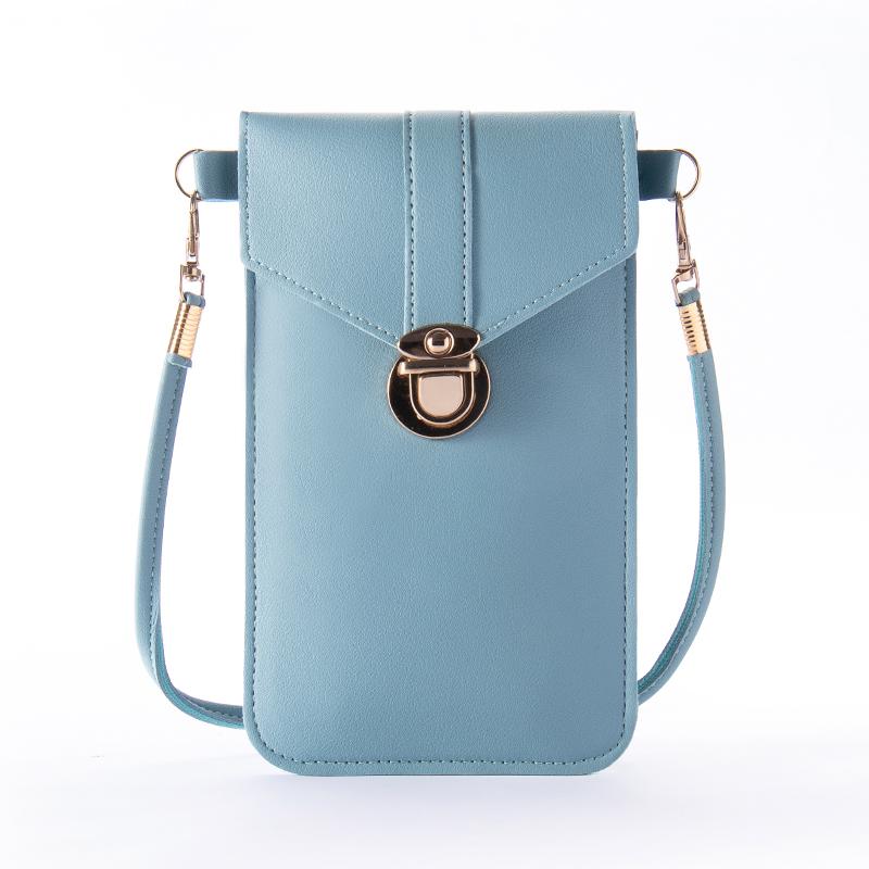 Gluschwein - PU-Touchscreen-Handytasche Blau