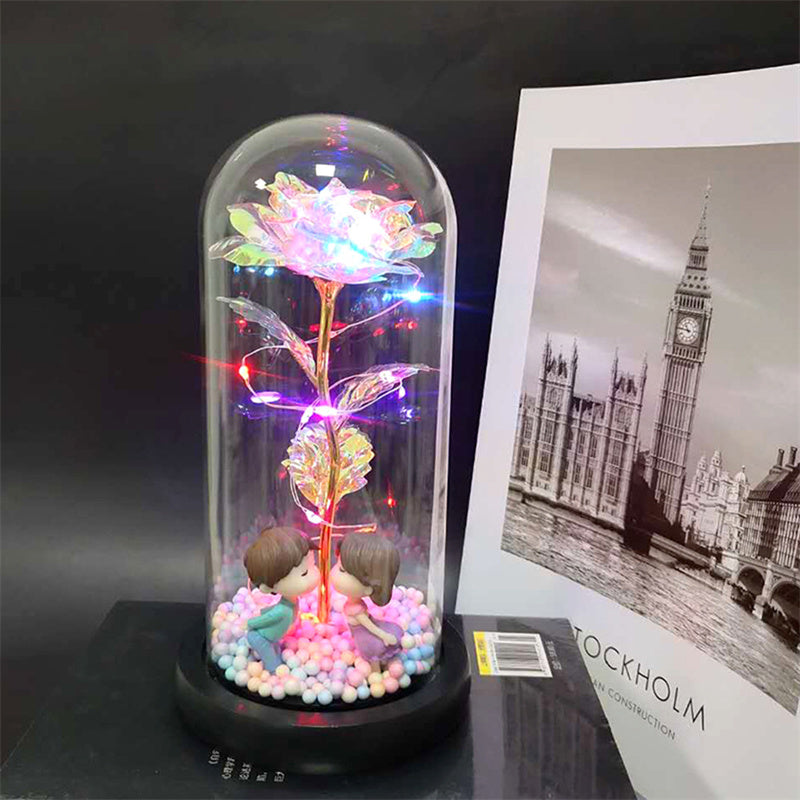 Gluschwein - Glitzernde Rosenornamente verzaubern romantisch
