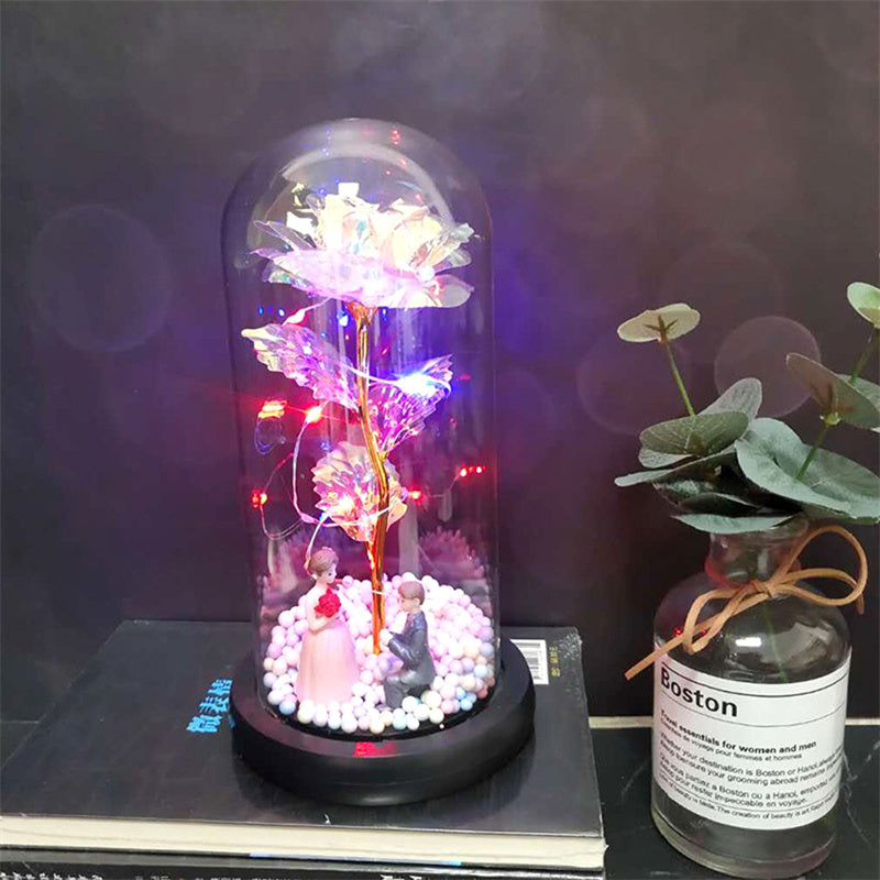 Gluschwein - Glitzernde Rosenornamente verzaubern romantisch