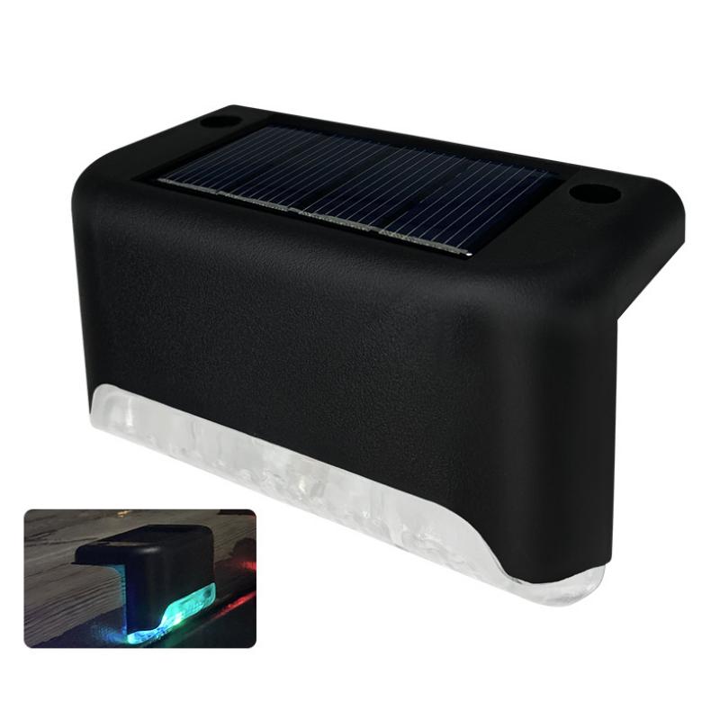 Gluschwein - Solar-Außentreppenleuchten (4 Stk)(🔥Rabatt in Bearbeitung ) schwarz Mehrfarben