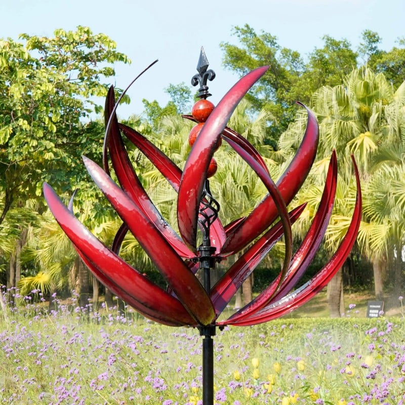 LotusSpinner | Girouette pour le jardin