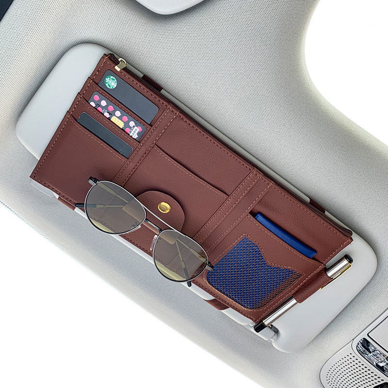 Bolsa para guardar tarjetas para el coche.