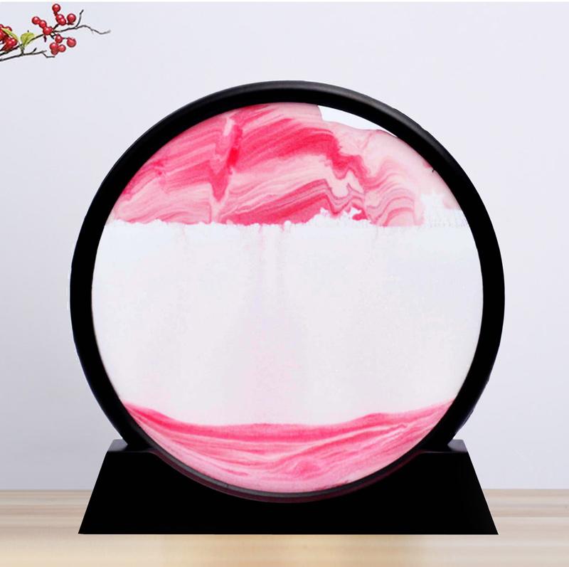 Gluschwein - Sanduhr für Wohnkultur rosa