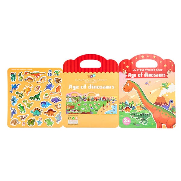 Gluschwein - Jelly-Sticker-Buch ALTER DER DINOSAURIER