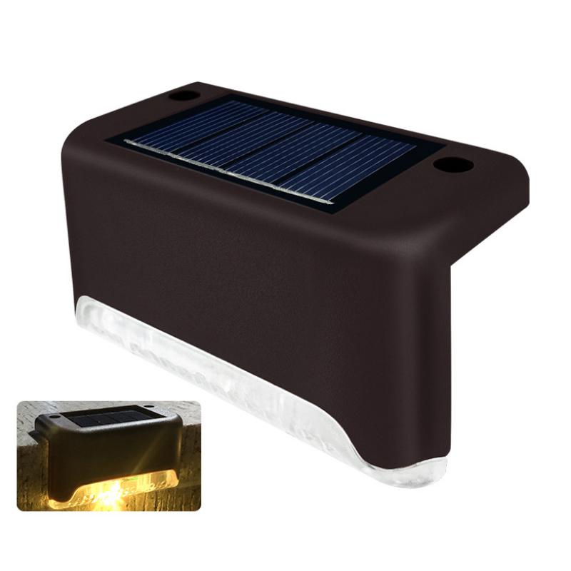 Gluschwein - Solar-Außentreppenleuchten (4 Stk)(🔥Rabatt in Bearbeitung ) braun Gelb