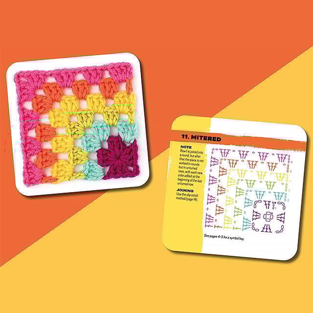 50 cartes au crochet à assortir