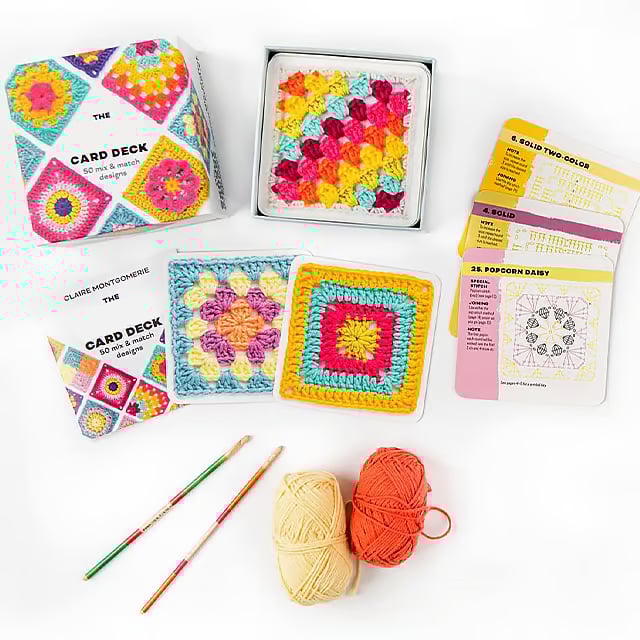 50 cartes au crochet à assortir