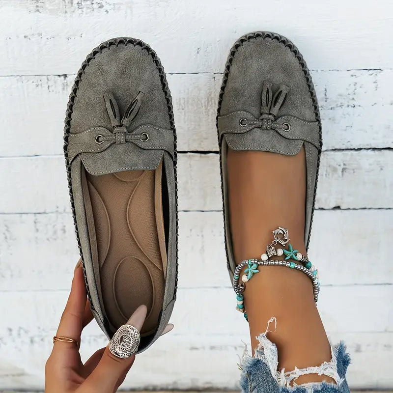 Carina | Mocassins en cuir pour femme avec support orthopédique