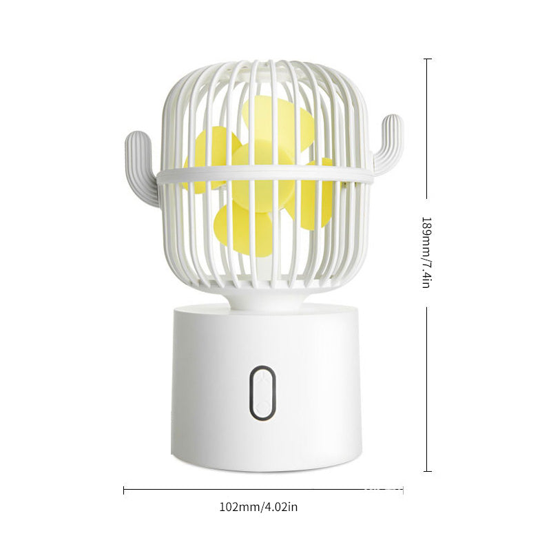 Gluschwein - Kaktus-Rotations-Mini-Ventilator