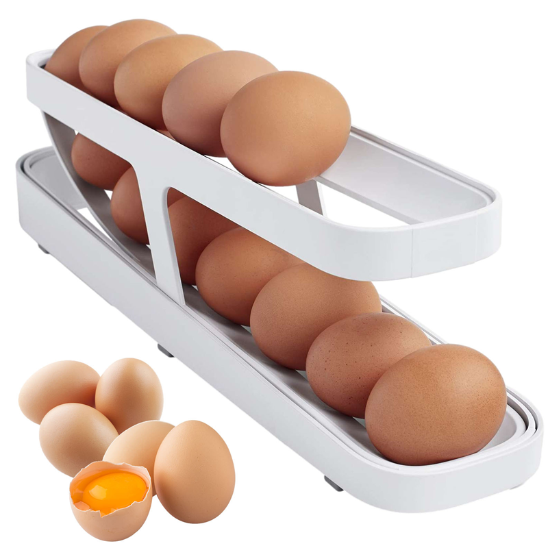 Gluschwein - Automatisch scrollende Eierregal-Halter-Aufbewahrungsbox