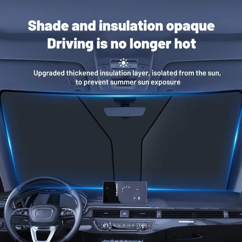 Gluschwein - Windshield Sunshade Foldable Sun Shield