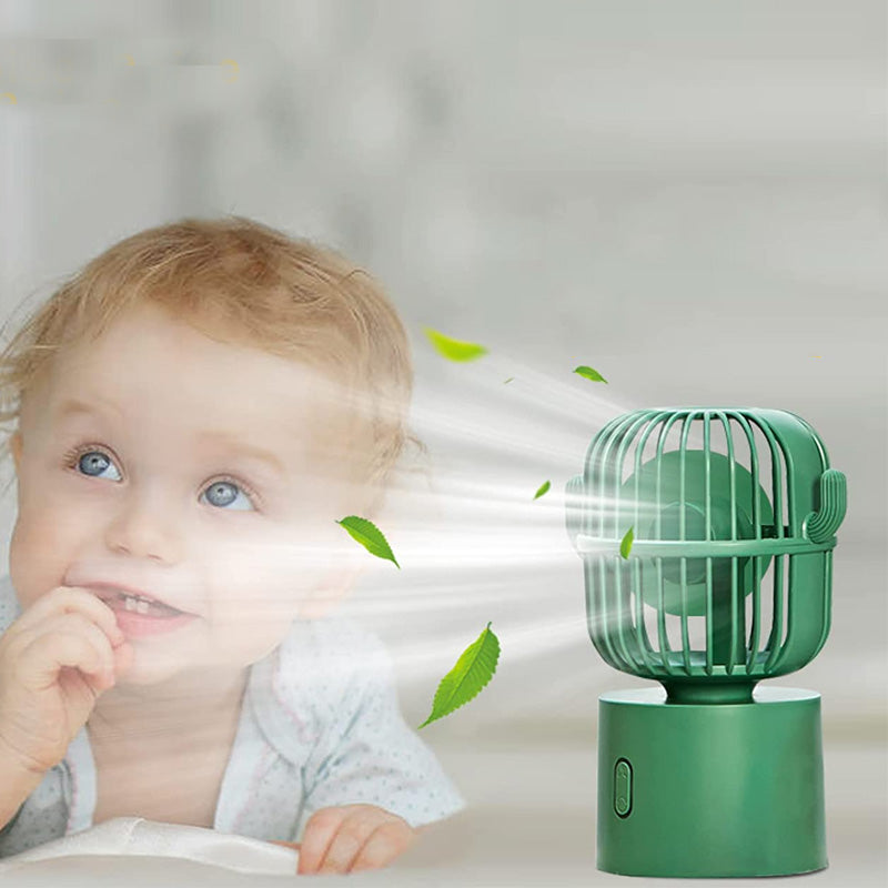 Gluschwein - Kaktus-Rotations-Mini-Ventilator