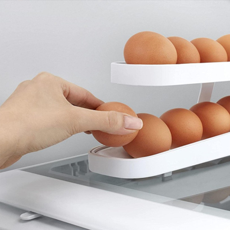 Gluschwein - Automatisch scrollende Eierregal-Halter-Aufbewahrungsbox