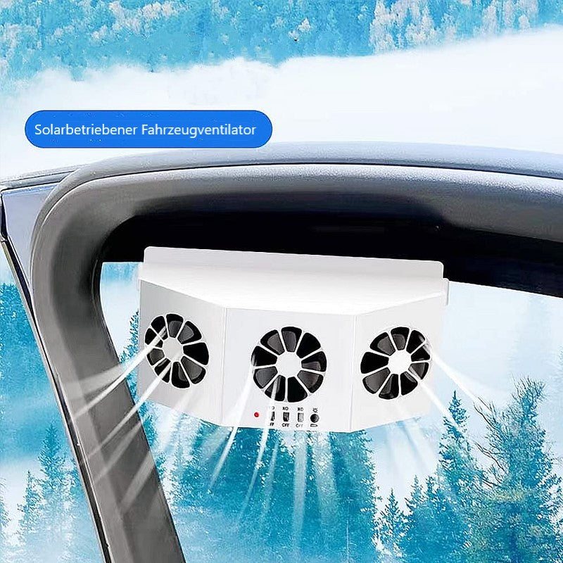 Gluschwein - Solarbetriebener Fahrzeugabluftventilator