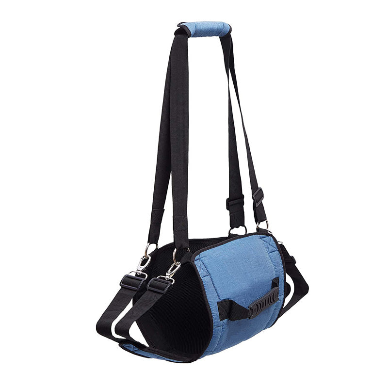 Gluschwein - Verstellbares Stütz- und Reha-Geschirr für Haustiere Blau