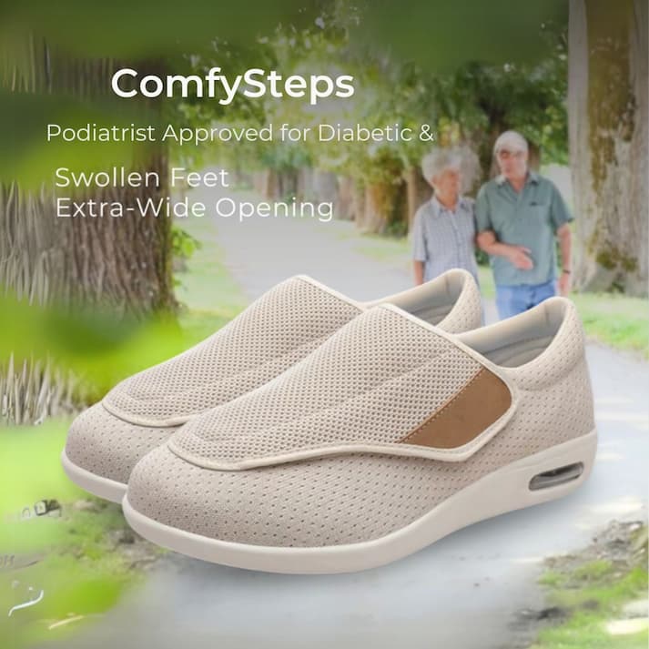 ComfySteps - Des chaussures confortables pour les pieds gonflés