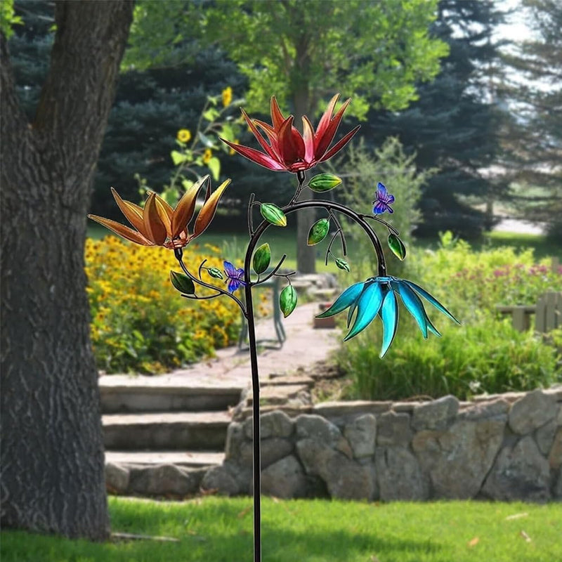 Gluschwein - Wunderschöner Sommer-Windspiel mit bunten Blumen
