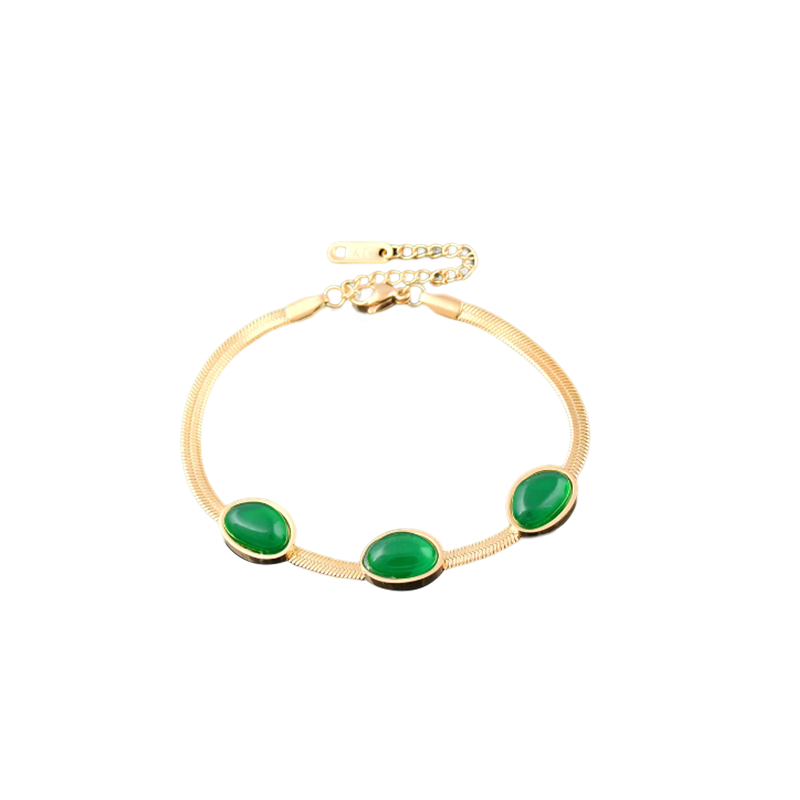 Gluschwein - Smaragd-Halskette ARMBAND