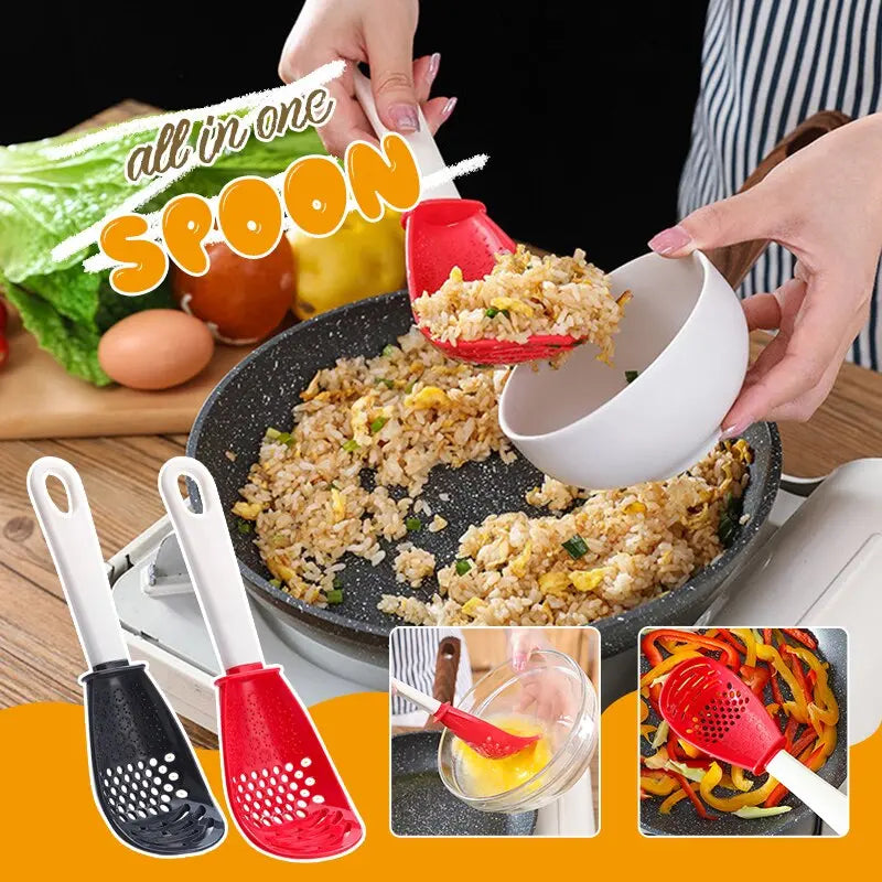 1+1 Gratis | MultiSpoon | Multifunktionaler Küchenkochlöffel