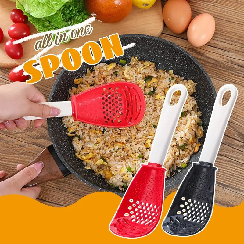 1+1 Gratis | MultiSpoon | Multifunktionaler Küchenkochlöffel