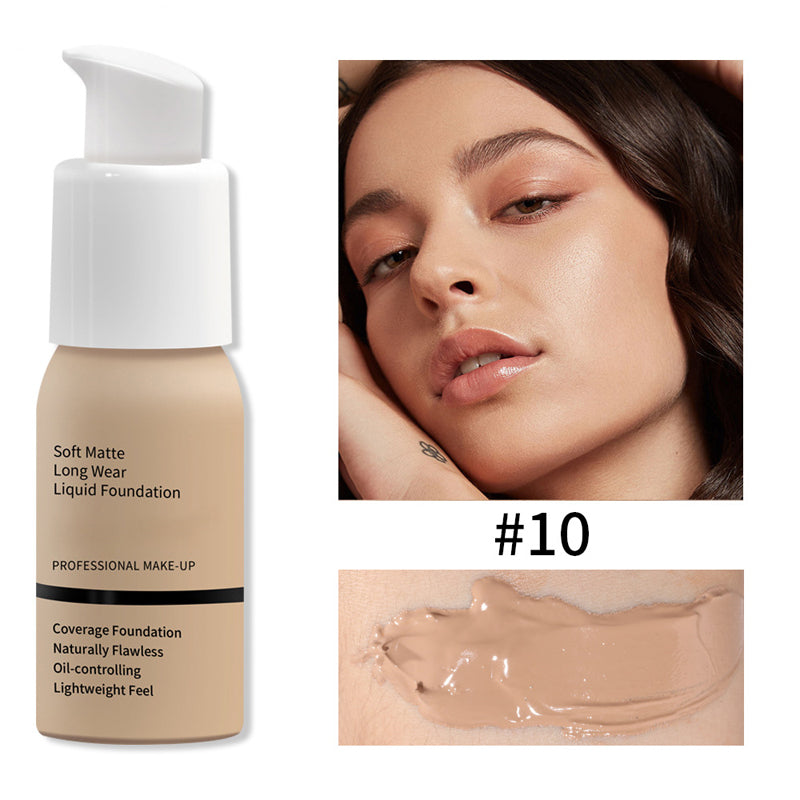 Gluschwein - Weiche Matte flüssige Foundation 10#