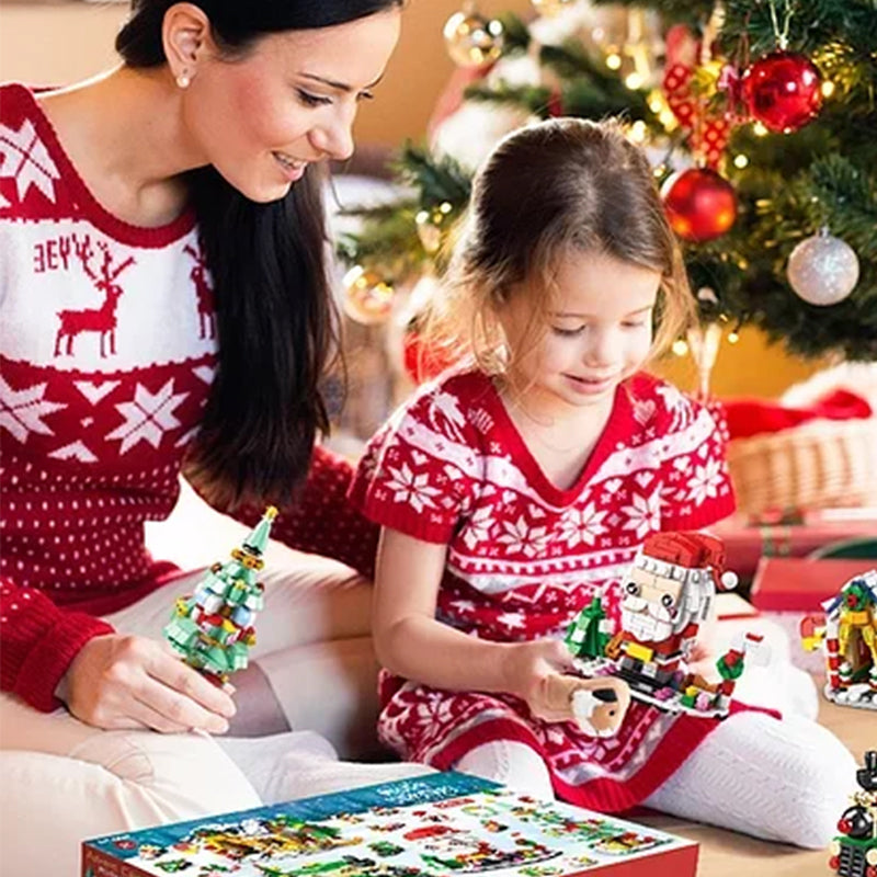 Gluschwein - Weihnachts-Adventskalender-Überraschungsbaustein-Set