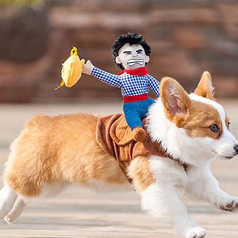 Gluschwein - Hundekostüm - Cowboyreiter
