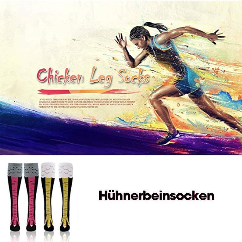 Gluschwein - Hühnerbeinsocken Hühnerfüße Socken