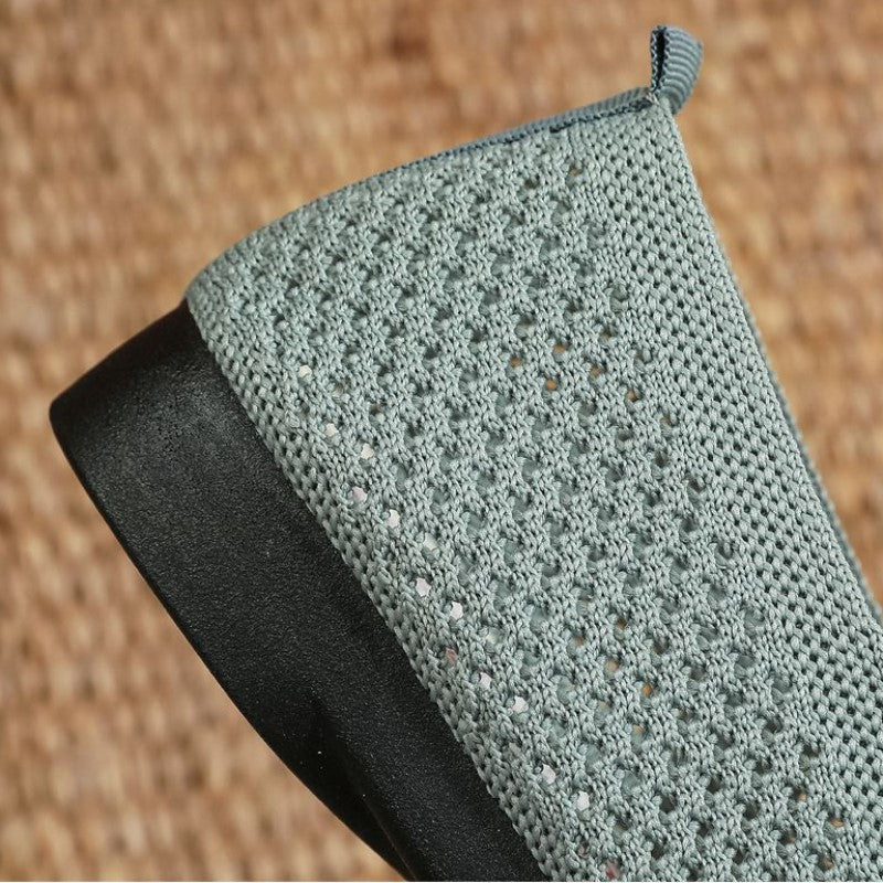 Gluschwein - Atmungsaktive, rutschfeste Stoffschuhe für Damen