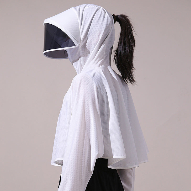 Gluschwein - Eisseide UV-Schutz Windjacke mit Kapuze