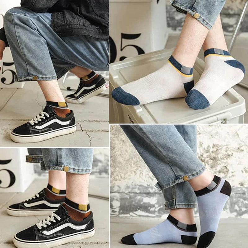 Gluschwein - Herren Frühjahr Sommer Sport dünne Socken 10 Paare