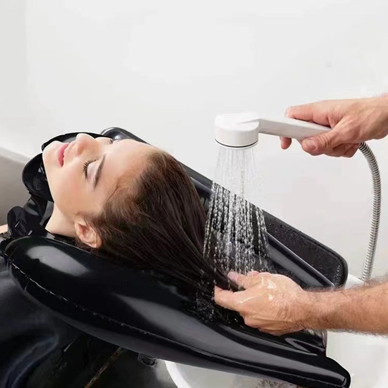 Gluschwein - Aufblasbares tragbares Shampoo-Kissen aus PVC