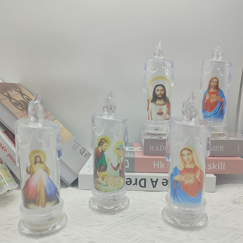 Velas de oración LED sin llama