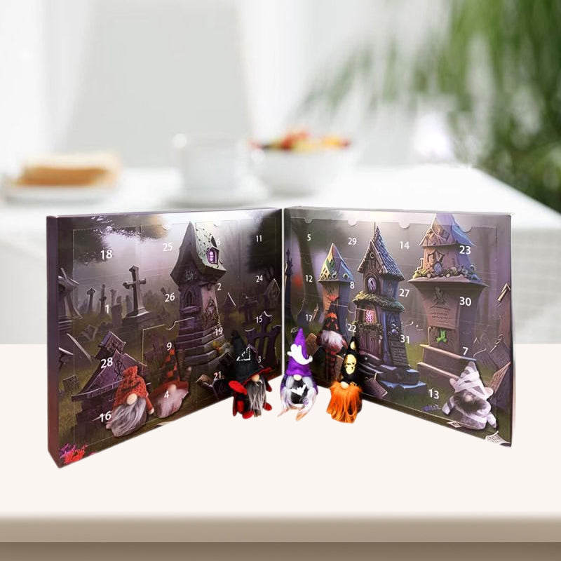Calendrier de l'Avent Gnome d'Halloween 2024