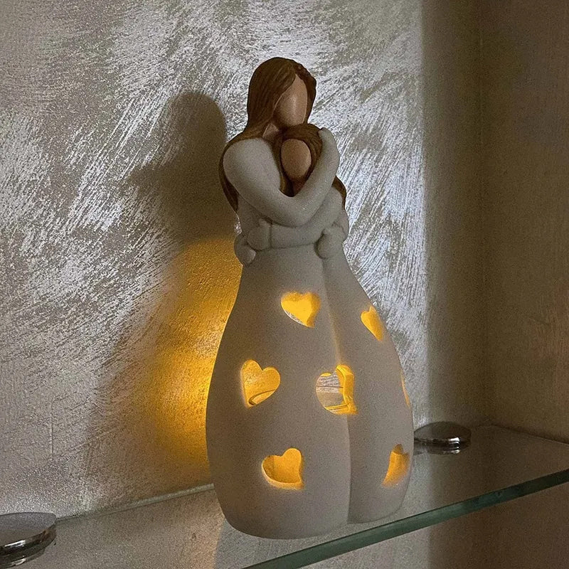 Gluschwein - Muttertags-Menora-Statue mit LED