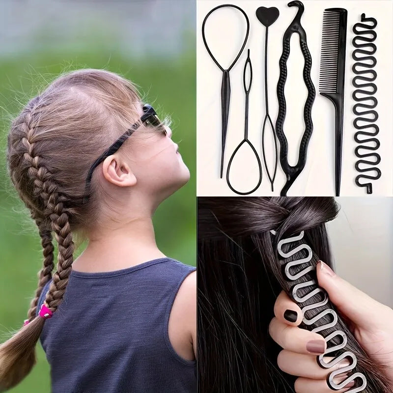 Gluschwein - Haarstyling-Accessoires 6 Stück/Set