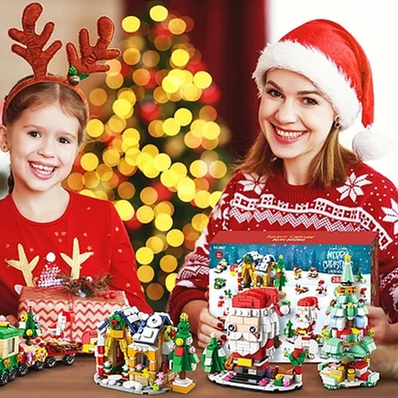 Gluschwein - Weihnachts-Adventskalender-Überraschungsbaustein-Set