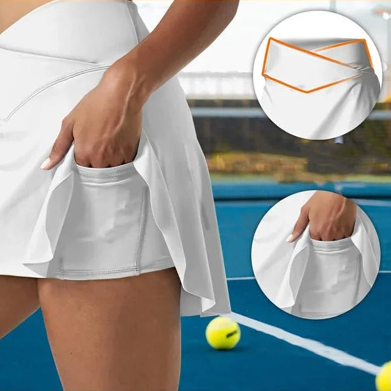 Gluschwein - Dehnbarer Tennisskort mit Taschen