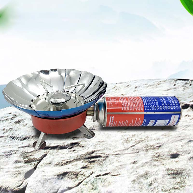 Gluschwein - Tragbarer Edelstahl-Gasherd für Outdoor-Camping