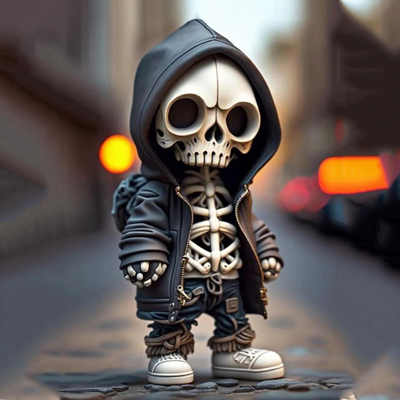 Gluschwein - Totenkopf-Puppenornamente Schwarz