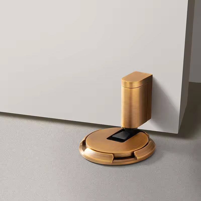 Tope de puerta invisible silencioso que absorbe el suelo a prueba de viento