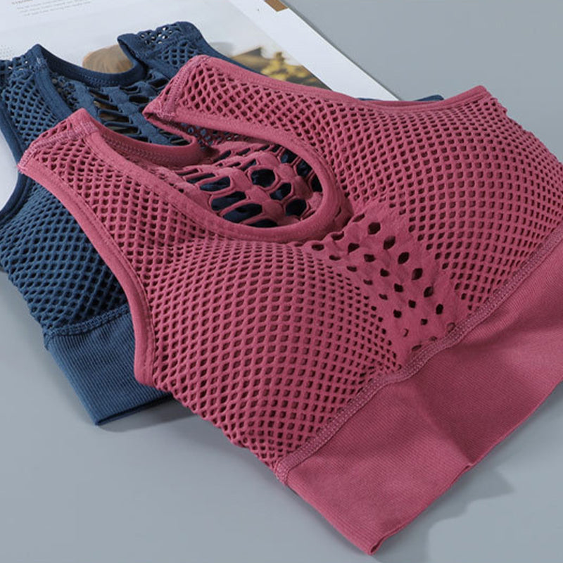 Gluschwein - Atmungsaktive Mesh-Sport-BH