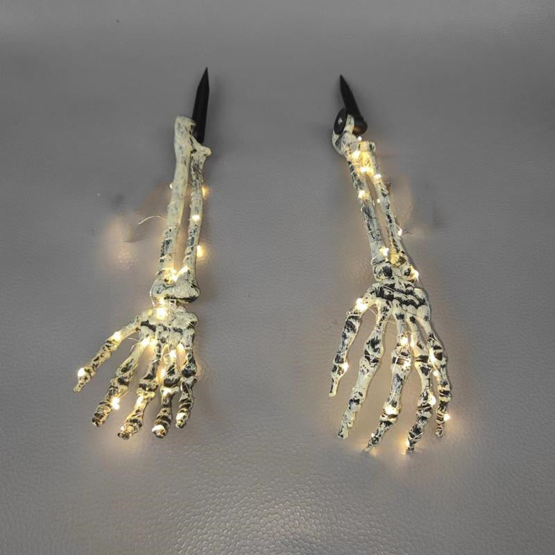Gluschwein - Halloween-Geisterhand Dekorative Lichter