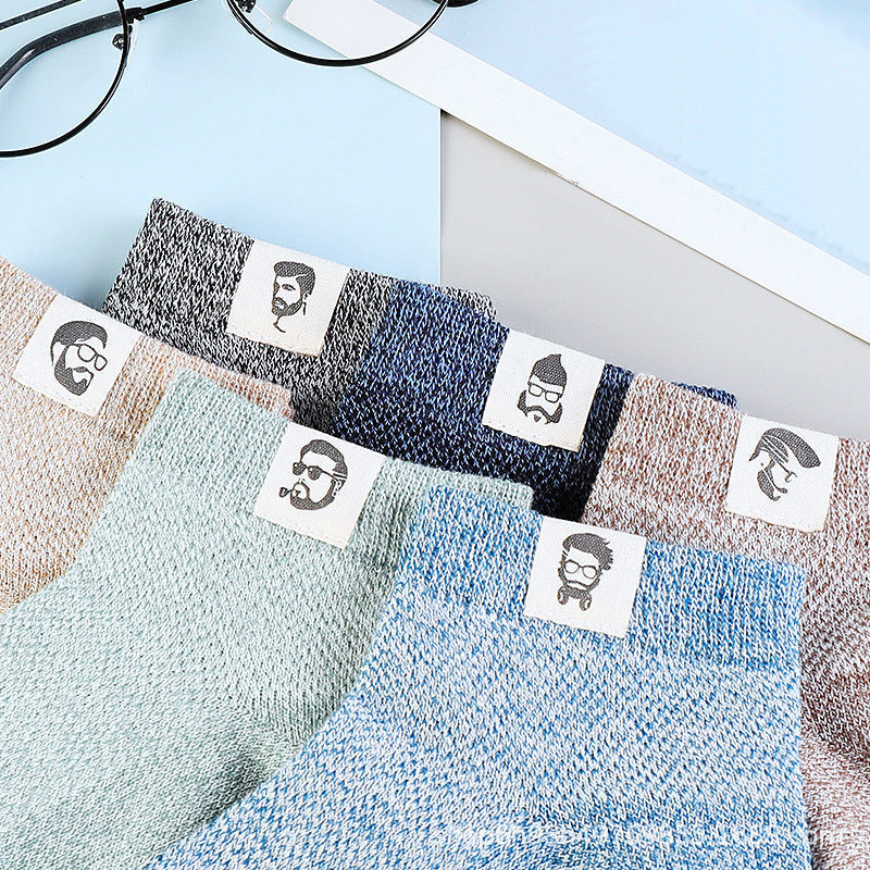 Gluschwein - Atmungsaktive Antibakterielle Deo-Socken für Herren 5 Paar