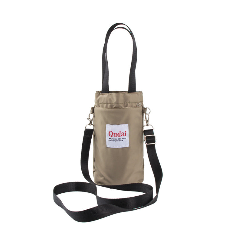 Gluschwein - Tragbare Messenger-Handtasche für Wasserflaschen grün
