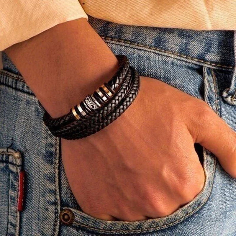 Gluschwein - Ich werde immer bei dir sein, zweireihiges Armband