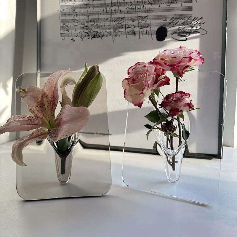Gluschwein - Kreative transparente Bilderrahmenvase aus Acryl