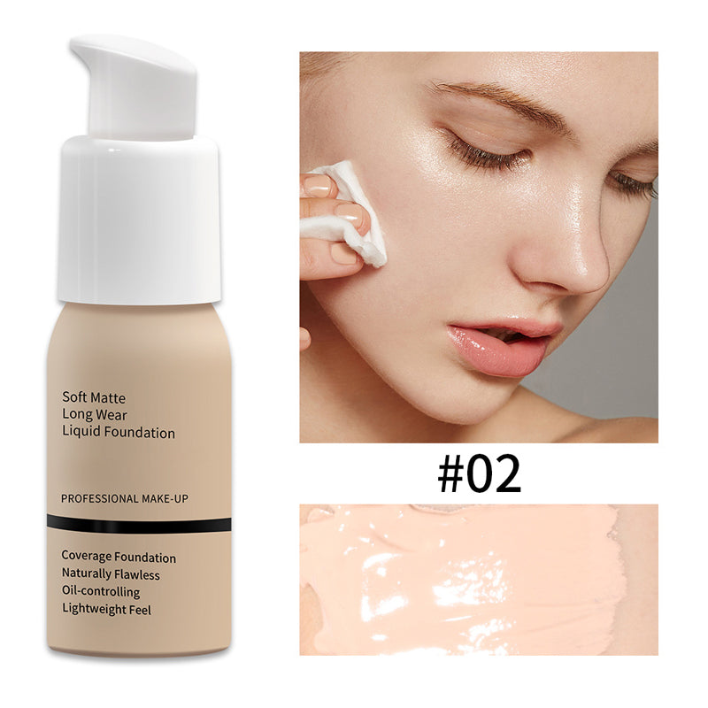 Gluschwein - Weiche Matte flüssige Foundation 02#