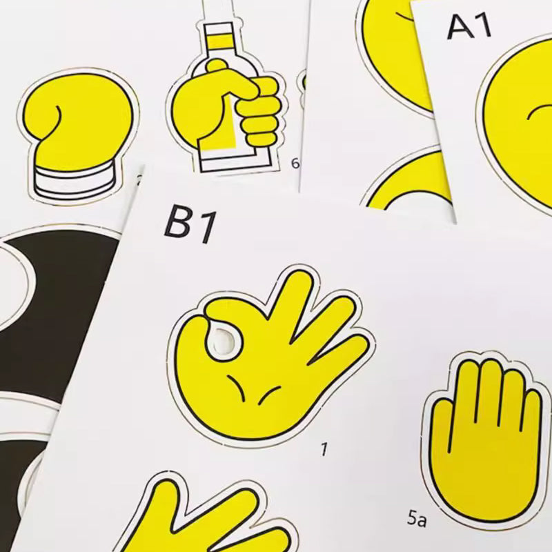 Gluschwein - DIY Emoji 3D Pop-up-Buch